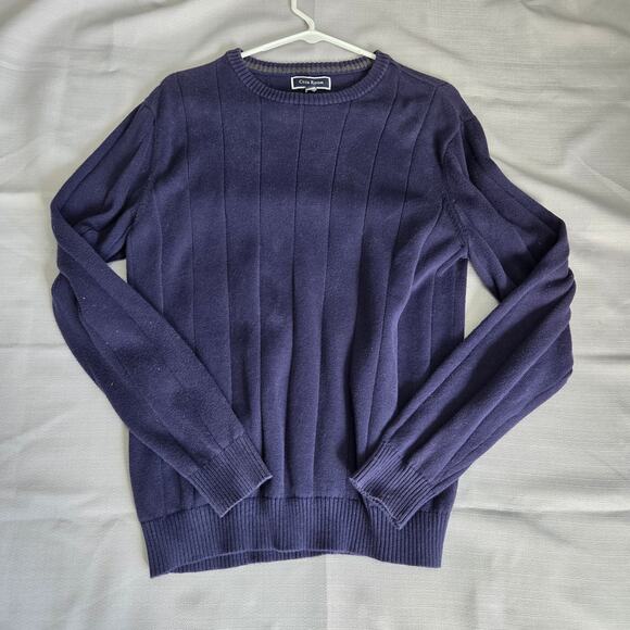 Club Room Navy Blue Men's Sweater Size Medium - Picture 4 of 6